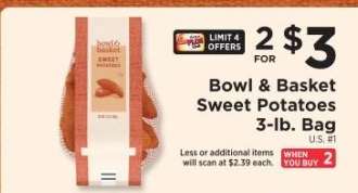 Bowl & Basket Sweet Potatoes