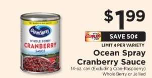 Ocean Spray Cranberry Sauce