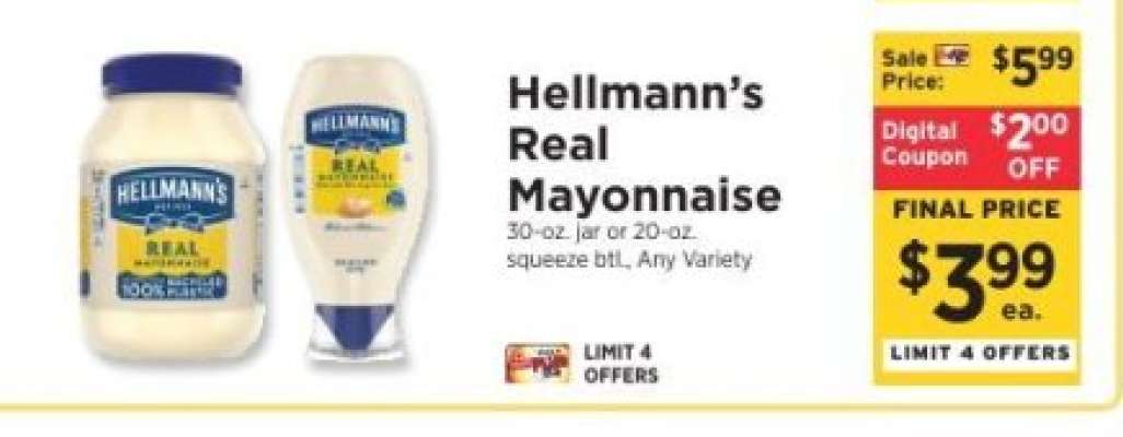 Hellmann's Real Mayonnaise