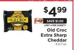 Old Croc Extra Sharp Cheddar