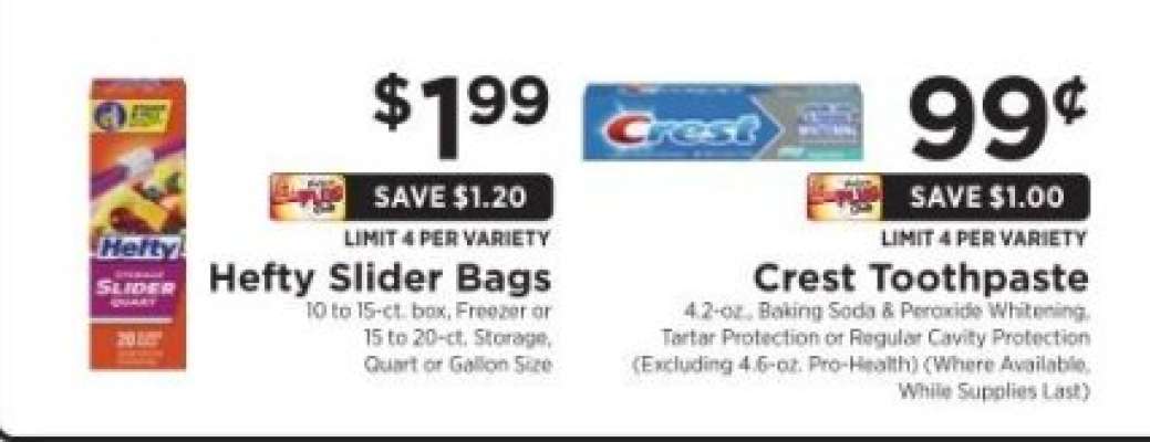 Hefty Slider Bags