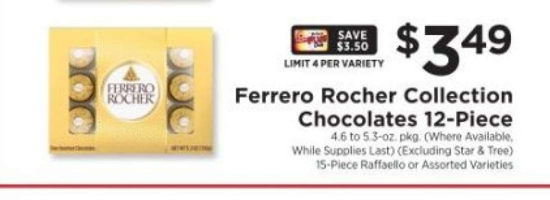 Ferrero Rocher Collection Chocolates 12-Piece