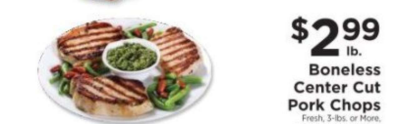 Boneless Center Cut Pork Chops