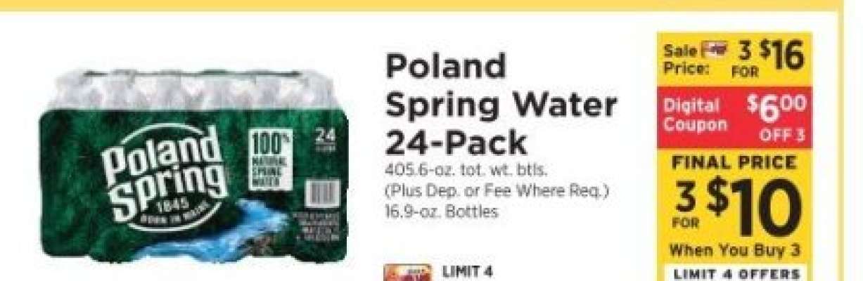 Poland Spring Water 24-Pack