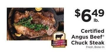 Certified Angus Beef Chuck Steak