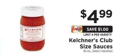 Kelchner’s Club Size Sauces