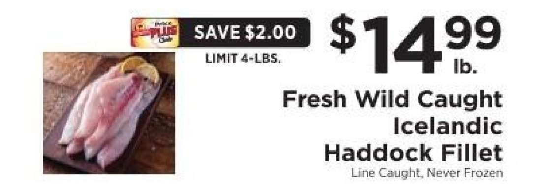 Fresh Wild Caught Icelandic Haddock Fillet