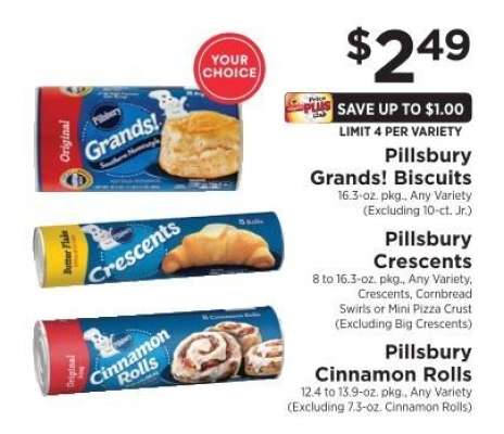 Pillsbury Grands! Biscuits, Pillsbury Crescents, Pillsbury Cinnamon Rolls