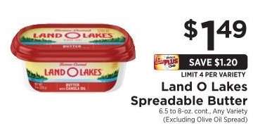 Land O Lakes Spreadable Butter