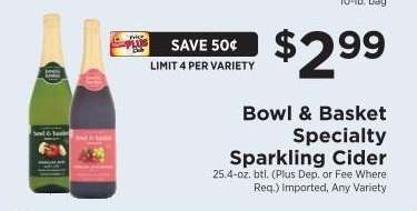 Bowl & Basket Specialty Sparkling Cider