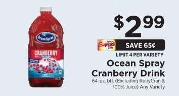 Ocean Spray Cranberry Drink