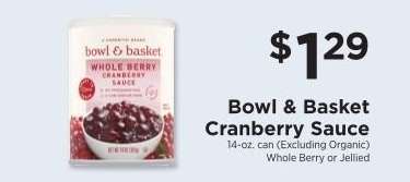 Bowl & Basket Cranberry Sauce