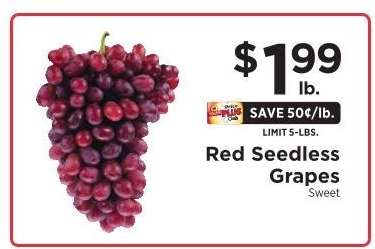Red Seedless Grapes