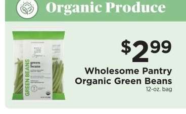 Wholesome Pantry Organic Green Beans