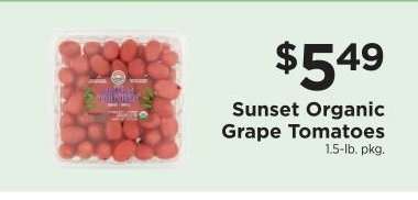 Sunset Organic Grape Tomatoes