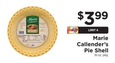 Marie Callender’s Pie Shell
