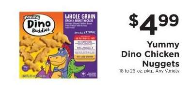 Yummy Dino Chicken Nuggets