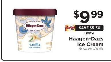 Häagen Dazs Ice Cream