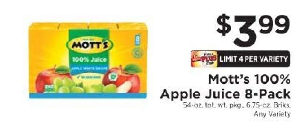 Mott’s 100% Apple Juice 8-Pack