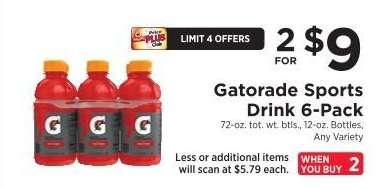 Gatorade Sports Drink 6-Pack