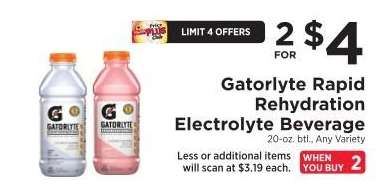 Gatorlyte Rapid Rehydration Electrolyte Beverage