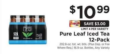 Pure Leaf Iced Tea 12-Pack