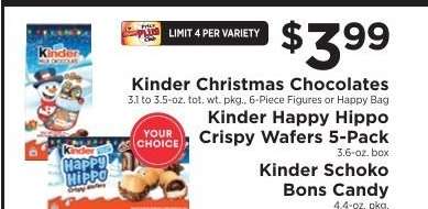 Kinder Christmas Chocolates