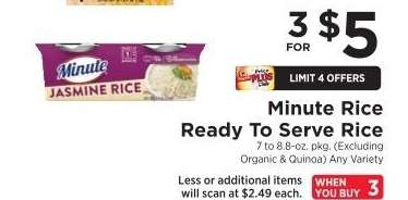 Minute Rice Ready to Serve Rice