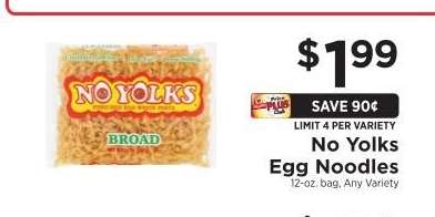 No Yolks Egg Noodles