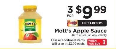 Mott's Apple Sauce
