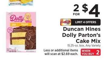 Duncan Hines Dolly Parton's Cake Mix