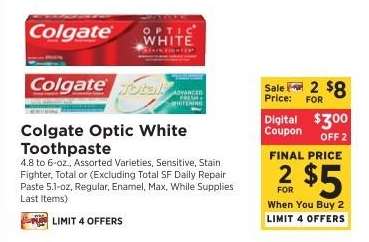 Colgate Optic White Toothpaste