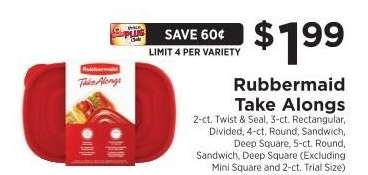 Rubbermaid Take Alongs