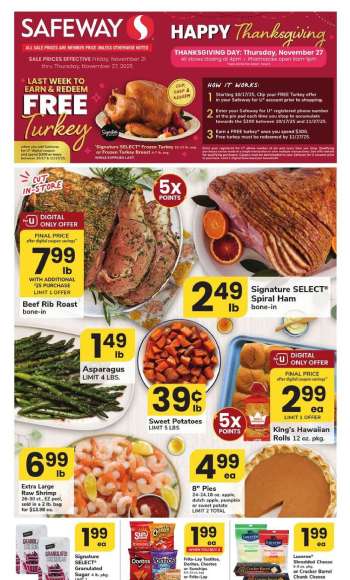 Safeway Flyer - 11/21/2025 - 11/27/2025.