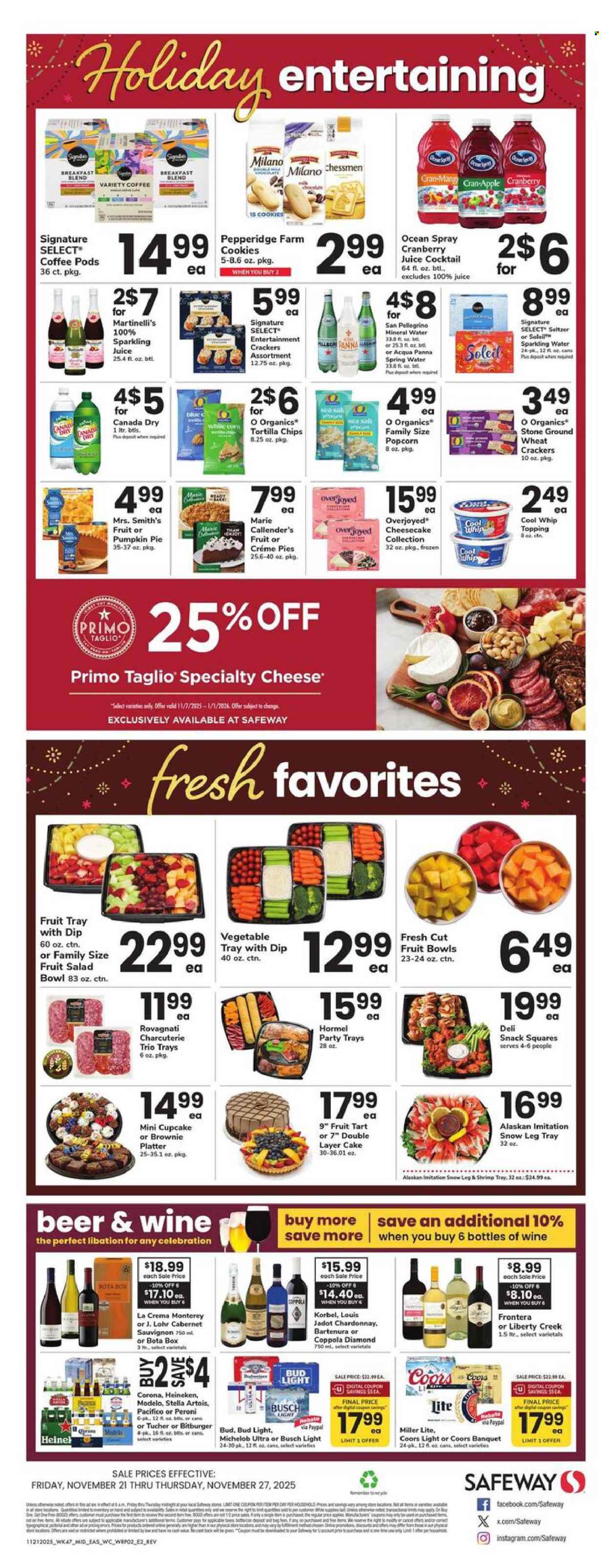 Safeway ad - 11/21/2025 - 11/27/2025. Page 2