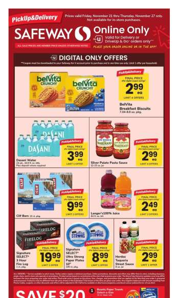 Safeway Flyer - 11/21/2025 - 11/27/2025.