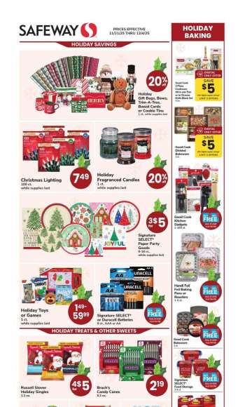 Safeway Flyer - 11/21/2025 - 12/04/2025.