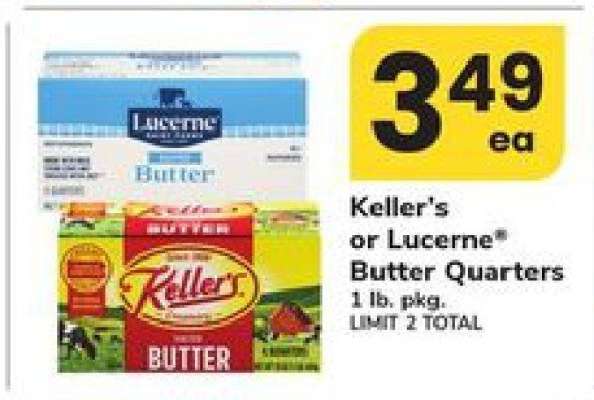 Keller's or Lucerne Butter Quarters
