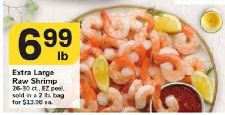 Extra Large Raw Shrimp