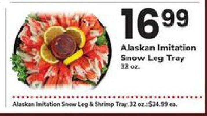 Alaskan Imitation Snow Leg Tray