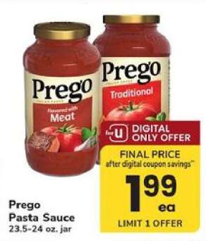 Prego Pasta Sauce
