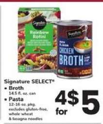 Signature SELECT Broth or Pasta