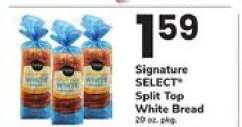 Signature SELECT Split Top White Bread