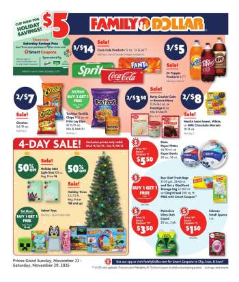 Family Dollar Flyer - 11/23/2025 - 11/29/2025.