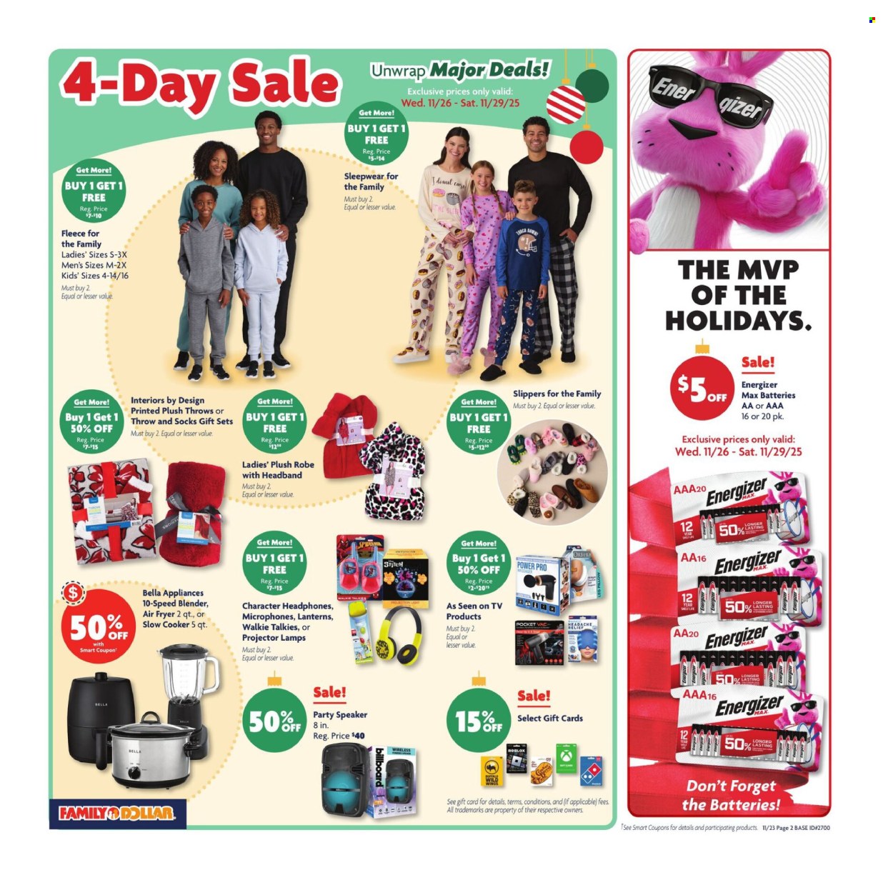 Family Dollar ad - 11/23/2025 - 11/29/2025. Page 2