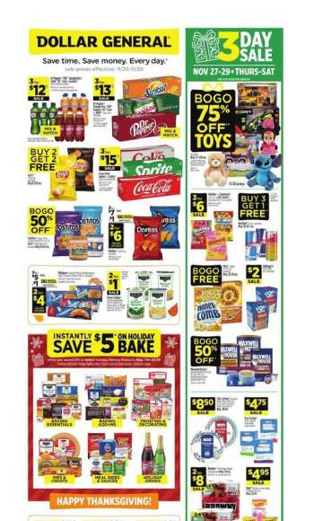 Dollar General Flyer - 11/23/2025 - 11/29/2025.