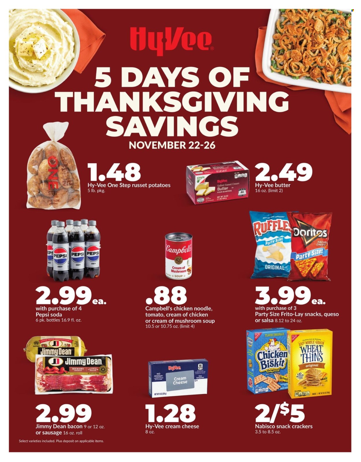 Hy-Vee ad - 11/22/2025 - 11/27/2025. Page 1