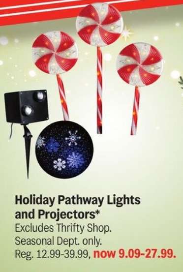 Holiday Pathway Lights and Projectors