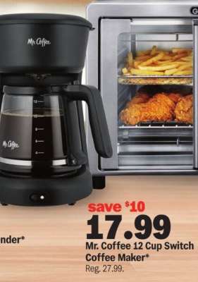 Mr. Coffee 12 Cup Switch Coffee Maker*