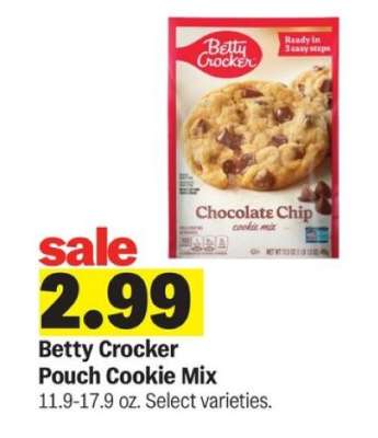 Betty Crocker Pouch Cookie Mix